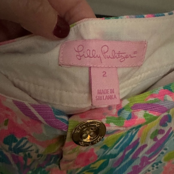 Lily Pulitzer Niki Skirt Multi Fan Sea Print - 2 - Picture 3 of 6